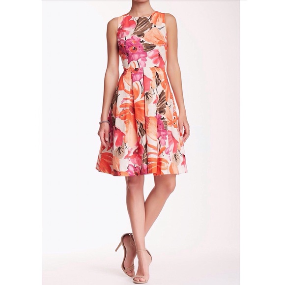 Eliza J Dresses & Skirts - NWT Eliza J Fit & Flare Floral Print Pleated Dress